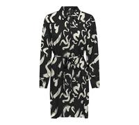 ONLY Onlnova Life Elite L/S Camiseta Dress Vestido, Black/AOP:587 Yoko, L para Mujer