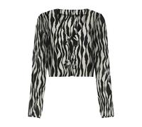 ONLY Onlnova Life Elite L/S Hailey Tie Top, Negro, M Mujeres