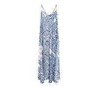 ONLY Onlnova Life Elite Roxy Long Dress AOP, Color Azul, S Mujeres