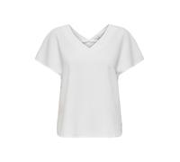 ONLY Onlnova Life Elite S/S Emmy Top Solid, Cloud Dancer, XS