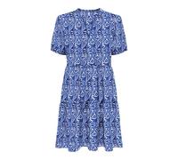 ONLY Onlnova Life Elite S/S Thea Dress AOP, Palace Blue, S Mujeres
