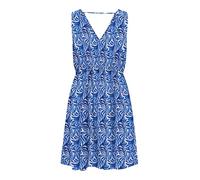 ONLY Onlnova Life Elite Sara String Dress AOP, Palace Blue, M Mujeres
