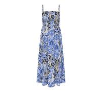 ONLY Onlnova Life Vis Elodie Long Dress AOP, Amparo Blue, M Mujeres