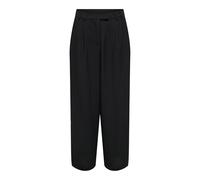 ONLY Onlnova Life Vis Lesli Pant Solid Pantalones, Negro, S para Mujer