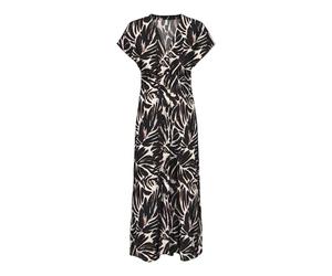 ONLY Onlnova Life Vis Mollie Long Dress Wvn, Negro, S Mujeres