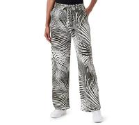 ONLY Onlnova Life Vis Palazzo Pant AOP - Pantalón de Tela para Mujer, Verde, 42