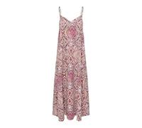 ONLY Onlnova Life Vis Roxy Long Dress AOP, Ibis Rose, M Mujeres