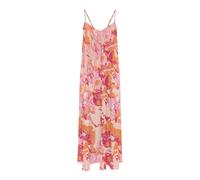 ONLY Onlnova Life Vis Roxy Long Dress AOP, Rojo y Dorado, S Mujeres