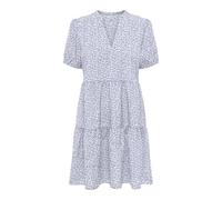 ONLY Onlnova Life Vis S/S Thea Dress AOP, Azul Marino, M Mujeres