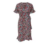 Only Onlolivia S/S Wrap Dress Wvn Noos Vestido, Black, 34 para Mujer