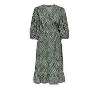 Only Onlolivia Vestido Midi Cruzado 3/4 Wvn Noos Vestido Mujer