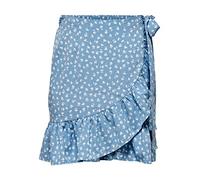 ONLY Onlolivia Wrap Skirt Wvn Noos Falda, Allure/AOP:Fiona Ditsy, M para Mujer