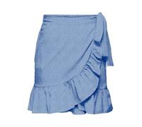 ONLY Onlolivia Wrap Skirt Wvn Noos Falda, Azul-2, Small Mujeres