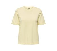Only ONLONLY - Camiseta de Manga Corta para Mujer, Corte Regular, Tallas XS, S, M, L, XL, Negro, Blanco, Beige, Crema Doble, XS