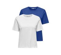 ONLY Onlonly S/S tee Noos 2 Pack Camiseta, Surf The Web, M (Pack de 2) Mujeres