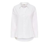 ONLY Onloregon Solo Shirt Wvn, Blanco Brillante, L Mujeres
