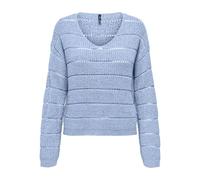 ONLY Onlpamela LS V-Neck Pullover CC Knt Jersey, Soft Chambray, XS para Mujer