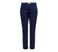 Only Onlparis Reg Chino Pants Pnt, Pantalón Mujer, Blazer Azul Marino, 38/34