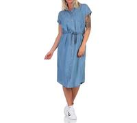 ONLY Onlpema Hannover SS DNM SH Vestido Qyt para Mujer, Medio Azul Denim, L