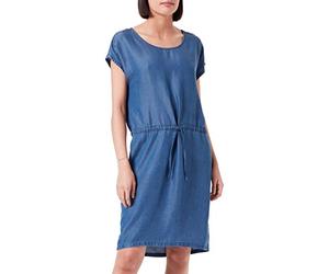 ONLY Onlpema May Life SS DNM Vestido Qyt para Mujer, Dark Azul Denim, S