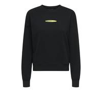 ONLY Onlphilea L/S Fruit O-Neck Ub Swt, Negro, L para Mujer