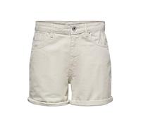 ONLY Onlphine Life Mas0001 Noos-Pantalones Cortos, Crudo, S para Mujer