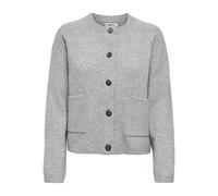 ONLY Onlpiemonte L/S Cardigan KNT Noos, Gris Claro, S