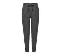 ONLY ONLPOPTRASH-DELL Easy Mel Pant TLR, Gris Oscuro, MW x 32L