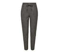 ONLY Onlpoptrash-DELL Easy Mel Pant TLR Pantalones, Negro/Detalle: Blanco Pimienta y marrón Oscuro Jaspeado, MW x 32L para Mujer
