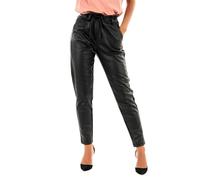 ONLY ONLPOPTRASH EASY COATED PANT PNT NOOS, Pantalón Mujer, Negro (Black), L/30
