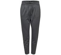 ONLY Onlpoptrash Easy Colour Pant Pnt Noos, Pantalones Mujer, Gris (Medium Grey Melange), 34 /L30 (Talla del fabricante: X-Small)