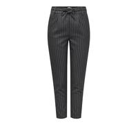 Pantalón only poptrash-naja fine stripe dark grey melange mujer S