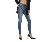 Only Onlpower Life Mid Push Sk Dt Rea264 Noos Jeans, Medium Blue Denim, M / 30L Mujer