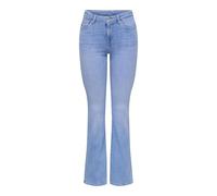 ONLY Onlpower Mid Waist Push Up Flared Dnm, Special Bright Blue Denim, XL / 32L Mujeres