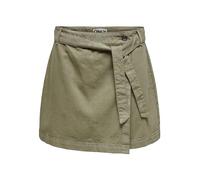 ONLY Onlprime HW Belt Wrap Skirt Pnt Falda Corta, Verde Claro, S Mujeres
