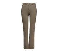 ONLY ONLRAFFY-YO Life Mid STR Pant TLR Noos Pantalones, Fossil, S/30 De Las Mujeres