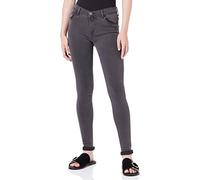 Only Onlrain Life Reg Skinny Dnm Noos Jeans, Dark Grey Denim/Detail:Mas655, S / 32L Mujer