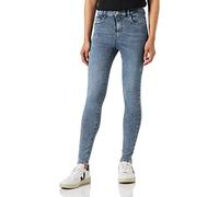 Only Onlrain Mid Waist Skinny ANK Acid PIM Jeans, Azul Claro Vaquero/Detalle: Acid, S / 32L
