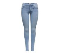 Only ONLRAIN REG Skinny DNM Noos - Vaqueros para Mujer, Color Azul, Mezclilla De Color Azul Claro, M / 30L