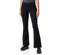 ONLY Onlreese Reg Retro Flared Dnm Box Jeans, Negro, 28W x 32L para Mujer