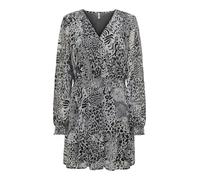 ONLY Onlria Life L/S V-Neck Dress PTM Vestido, Gray Violet/AOP:Ranch Animal, XS para Mujer