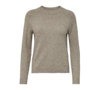 Only ONLRICA Life - Jersey de Punto para Mujer, Talla XS, S, M, L, XL, XXL, Color Negro y Beige, Beige/Detail:w. Melange, S