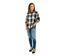 ONLY Onlriley Life LS Rhinest Check Shirt Wvn, Cloud Dancer, M Mujeres