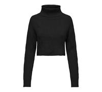 ONLY ONLRIO Life LS Cable Rollneck KNT, Suéter pulóver Mujer, Black,