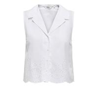 ONLY Onlroxanne SL Resort WVN - Camiseta para Mujer, Blanco Brillante, XS