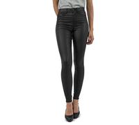 ONLY ONLROYAL HW SK Rock Mujer Pantalones de Cuero de imitación Negro W30L30