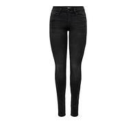 Only ONLROYAL Life REG SK DNM BJ13963 Noos Jeans, Black Denim, XS / 32 De Las Mujeres