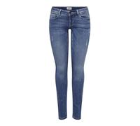 ONLY ONLROYAL Pantalones vaqueros ajustados para mujer, cintura alta, ajustados, azul (Medium azul Denim), L / 32L