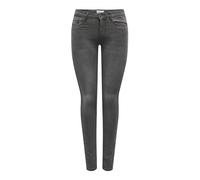 ONLY Onlroyal Reg SK Dnm Jeans Bj312 Noos, Vaqueros Skinny Mujer, Gris (Dark Grey Denim Dark Denim), W27/L32 (Talla del Fabricante: Small)