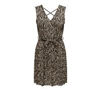 ONLY Onlsafari Life S/L Dress Jrs Vestido de Verano, Crema, M para Mujer